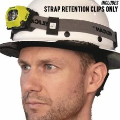 Flash Sale 👏 Accessories Black Jack Industrial Helmet Strap Retention System Clips | For Headlamps 😀 -Brightguy Sales Store BlackJack Helmet Strap Retention System BJi001 2 2