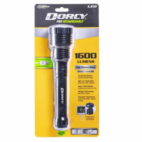 Flash Sale ๐ Automotive Repair Flashlights Dorcy Pro Rechargeable Flashlight 41-4299 | 1600 Lumens ๐ 5 Flash Sale ๐ Automotive Repair Flashlights Dorcy Pro Rechargeable Flashlight 41-4299 | 1600 Lumens ๐ - Image 3