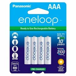 Buy 🌟 Panasonic Eneloop AAA Rechargeable Batteries 💯
