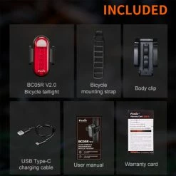 Coupon 👍 Cycling Flashlights And Headlamps Fenix BC05R V2.0 Bike Light | 15 Lumens 🎉 -Brightguy Sales Store Fenix BC05R V2 Bike Light 8 600x600 1