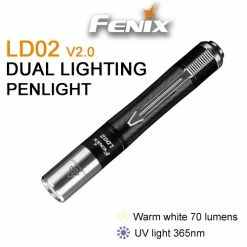 Cheapest 🌟 Camping Fenix LD02 V.2 Flashlight With Neutral White And UV LED 🔥