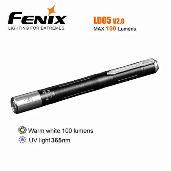 Cheap ๐ Automotive Repair Flashlights Fenix LD05 V2.0 Dual Light Penlight | Neutral White Plus UV ๐ 3 Cheap ๐ Automotive Repair Flashlights Fenix LD05 V2.0 Dual Light Penlight | Neutral White Plus UV ๐