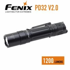 Deals 🔥 Boating Flashlights Fenix PD32 V2 Compact Flashlight | 1200 Lumens | Fenix Distributor 🔔