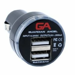 Flash Sale 🛒 Accessories Guardian Angel ACC-CC-C Car Charger | Authorized Distributor 🎉 -Brightguy Sales Store Guardian Angel ELT CC C Car Charger 1 600x600 1