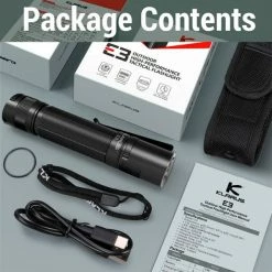 Cheapest ๐ Boating Flashlights Klarus E3 High Performance Flashlight | 2200 Lumens ๐ 10 Cheapest ๐ Boating Flashlights Klarus E3 High Performance Flashlight | 2200 Lumens ๐ -Brightguy Sales Store Klarus E3 High Performance Flashlight 8 600x600 1