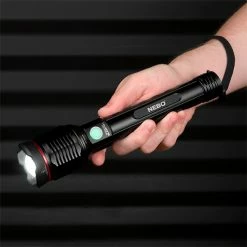 Best Sale 😉 Camping NEBO Redline Blast RC Rechargeable Flashlight | 3200 Lumens ⭐ -Brightguy Sales Store NEBO Redline Blast RC Rechargeable Flashlight 3
