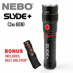 New ⌛ Automotive Repair Flashlights NEBO Slyde Plus 2nd Generation | 400 Lumens | Bonus Belt Holster 👍