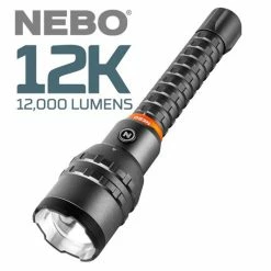 New 🌟 Bright Flashlights NEBO 12K Rechargeable Flashlight | 12,000 Lumens ✔️