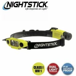 Deals 🤩 Fire Nightstick DICATA Intrinsically Safe Low-Profile Dual-Light Helmet Light | 300 Lumens 🎁