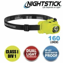 Brand new ✔️ Headlamps Nightstick Instrinsically Safe Rechargeable Headlamp XPR-5554G, Class I Div 1 ⭐