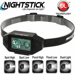 Cheap ❤️ Automotive Repair Flashlights Nightstick Low Profile Dual Light Headlamp NSP-4614B 🥰