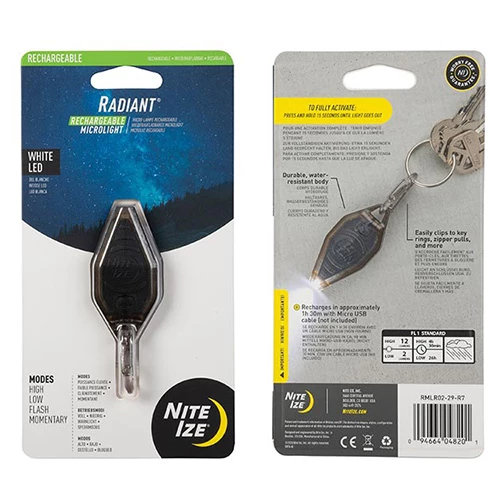 Buy 👍 Boating Flashlights Nite Ize Radiant® Microlight | USB Rechargeable 🛒 4 Buy 👍 Boating Flashlights Nite Ize Radiant® Microlight | USB Rechargeable 🛒 - Image 2