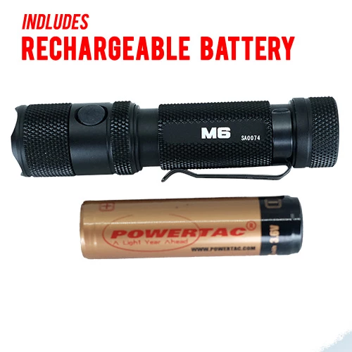 Best Pirce ๐ฏ Automotive Repair Flashlights Powertac M6 Rechargeable Flashlight With Magnetic Base | 1300 Lumens ๐ 4 Best Pirce ๐ฏ Automotive Repair Flashlights Powertac M6 Rechargeable Flashlight With Magnetic Base | 1300 Lumens ๐ - Image 2