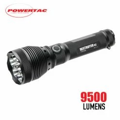 Best Sale 👍 Fire Powertac X10000 Destroyer G2 High Brightness Search Light ✨